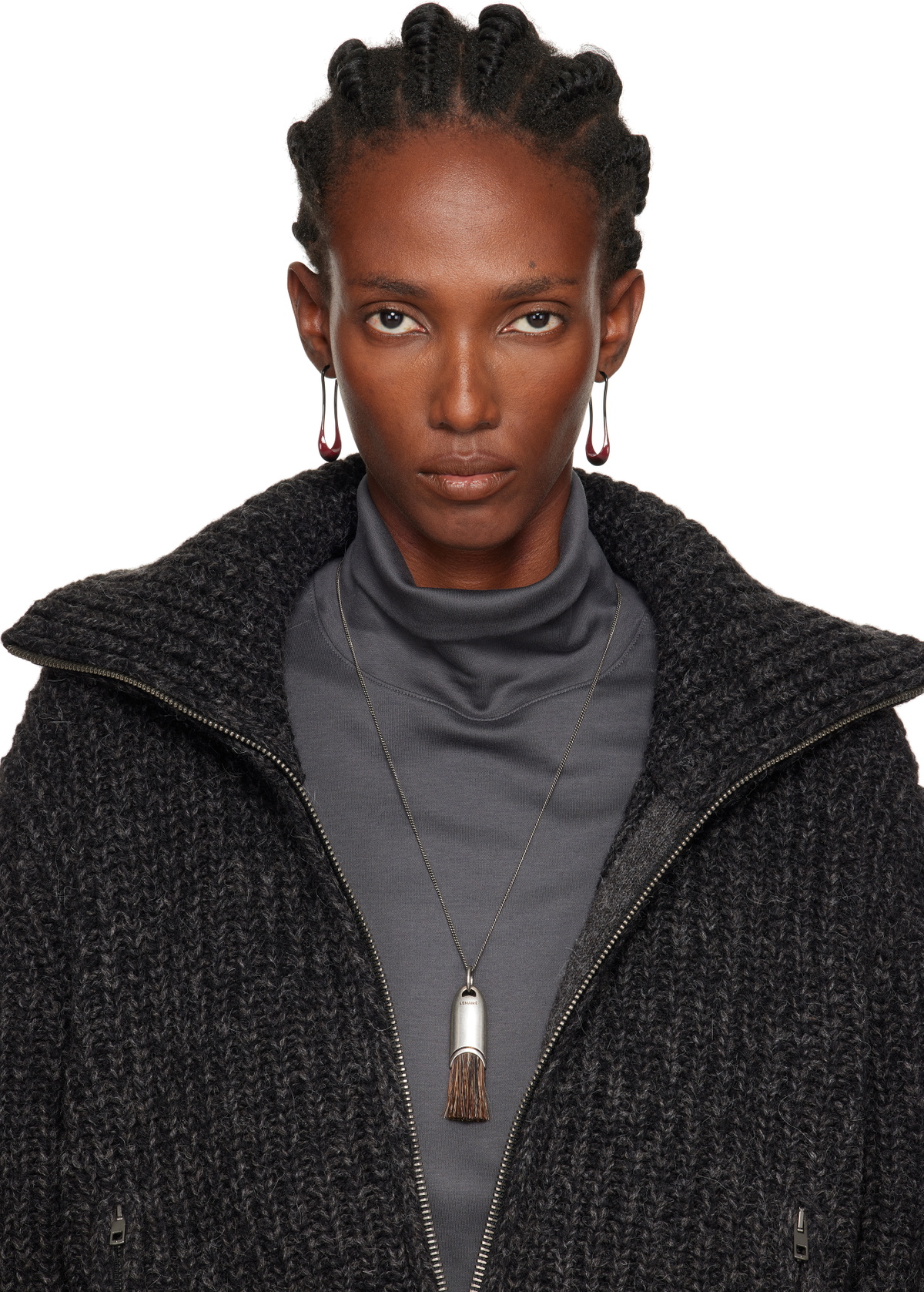 LEMAIRE Short Drop Earrings