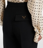 Valentino VGold virgin wool Bermuda shorts
