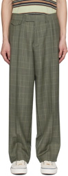 Paul Smith Green Overdyed Trousers