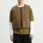 Unlikely Dry Goods Men's Reversible Utility Vest in Brown