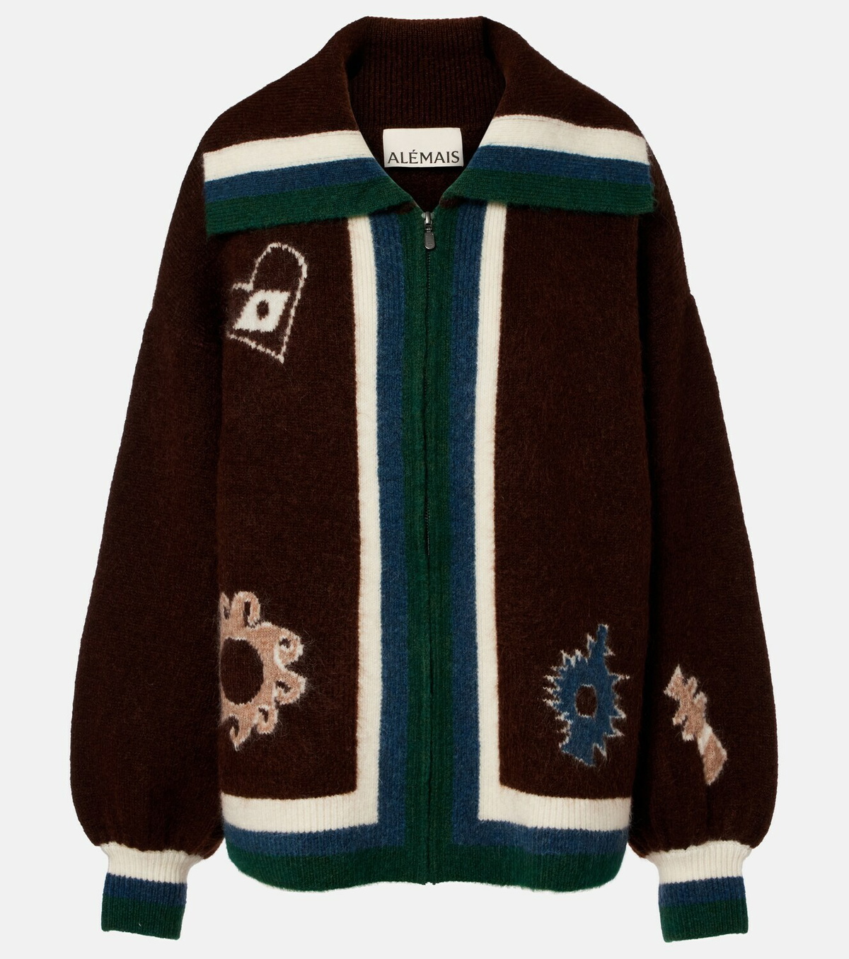 Alémais Maroc intarsia cardigan