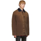 Acne Studios Brown Canvas Stonewashed Jacket