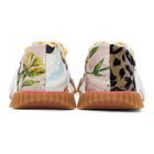 Dolce and Gabbana Multicolor Patchwork Fabric NS1 Sneakers