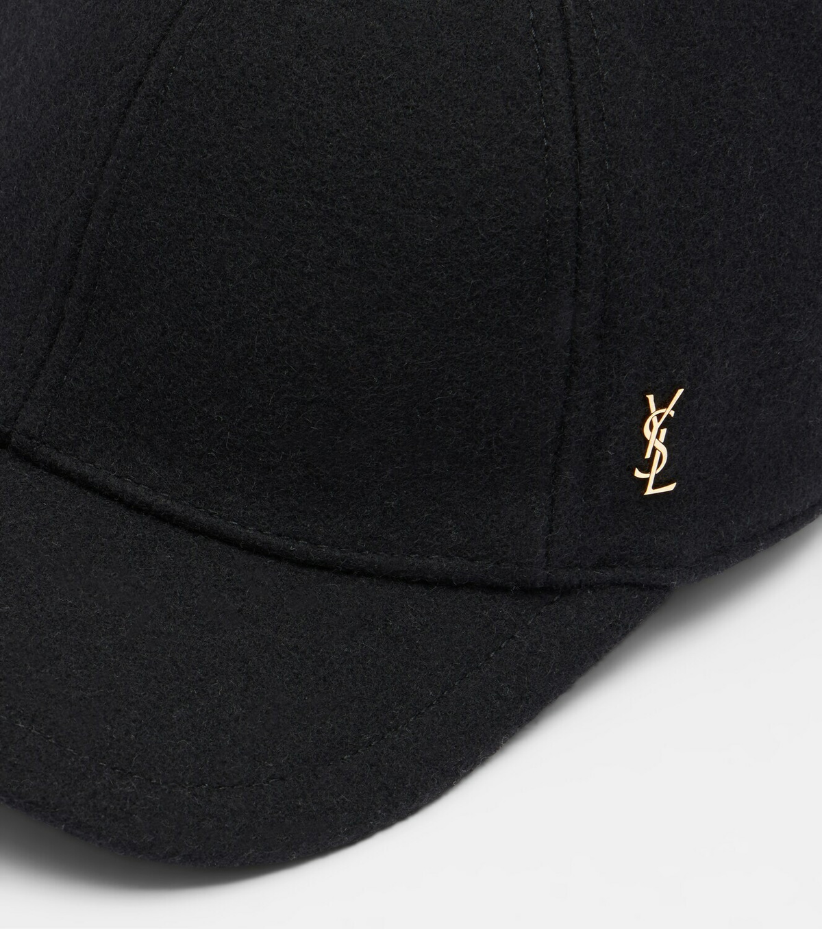 Saint Laurent Cassandre felted baseball cap