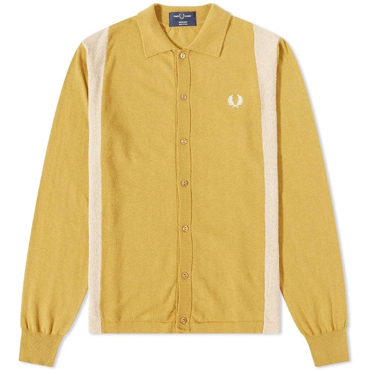 Photo: Fred Perry Knit Button Down Shirt