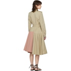 JW Anderson Beige Belted Shirt Dress