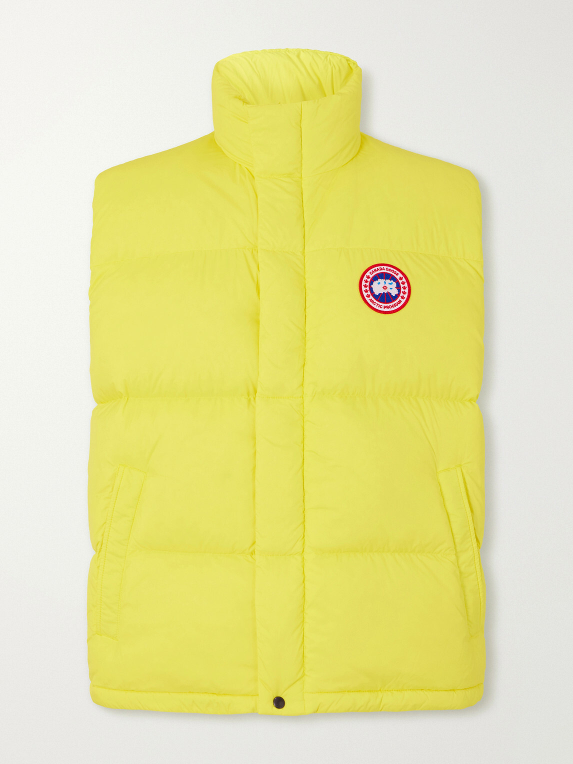 Canada Goose - Sterling Logo-Appliquéd Quilted Shell Down Gilet - Yellow