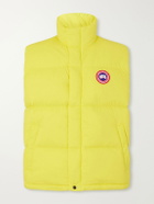 Canada Goose - Sterling Logo-Appliquéd Quilted Shell Down Gilet - Yellow