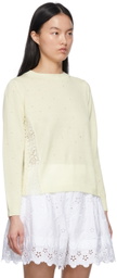 Tricot Comme des Garçons Off-White Wool Sweater