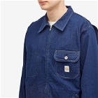 Nudie Jeans Co Men's Jimmy Zip Jacket in Blue
