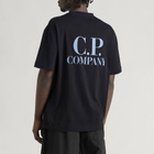 C.P. Company Men's Logo Print T-Shirt in Total Eclipse