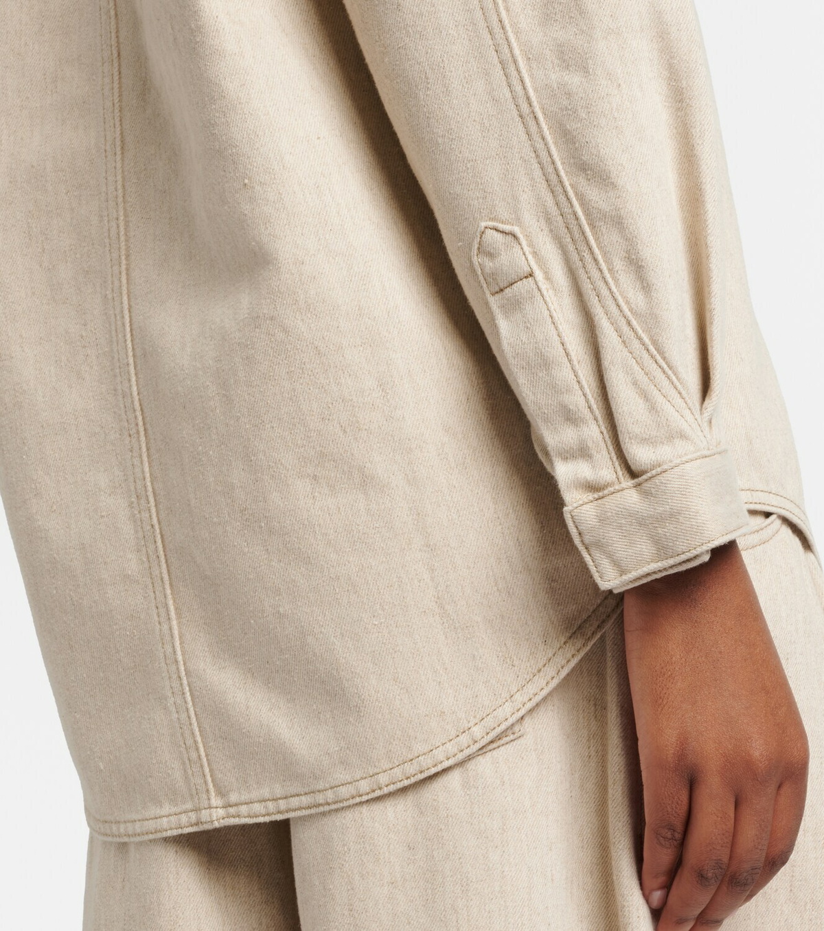 Jacquemus Amelo de-Nîmes denim shirt