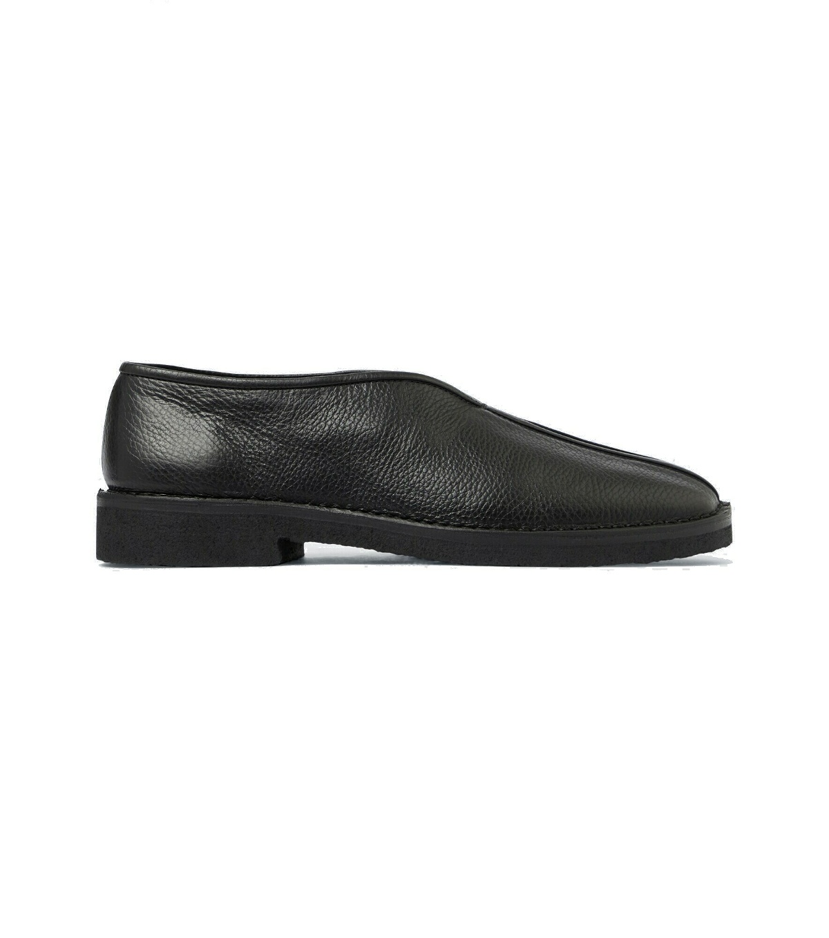 Photo: Lemaire - Grained leather slip-on shoes