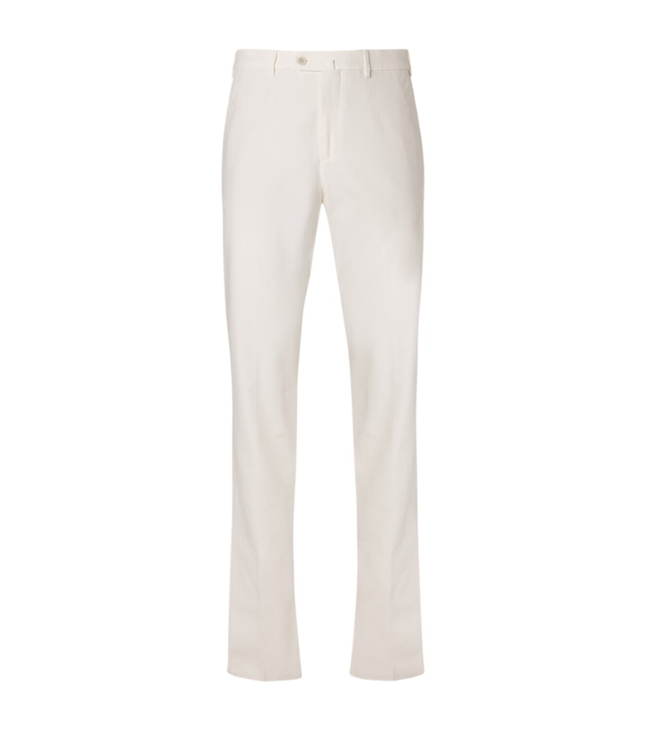 Photo: Loro Piana Carlo cotton-blend straight pants