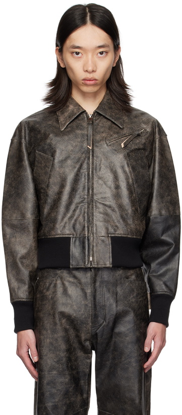 Photo: OUAT Brown Aggressor Leather Jacket