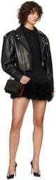Christian Louboutin Black Hot Chick Heels