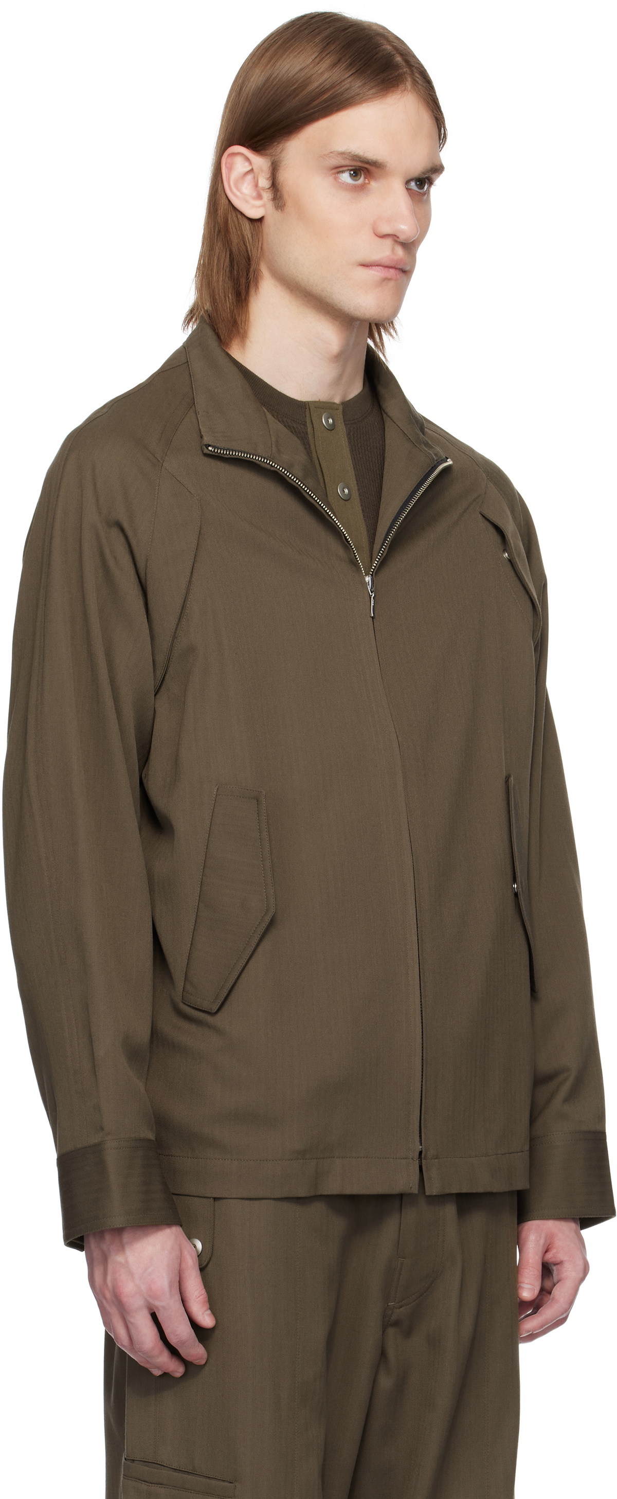 Omar Afridi Brown Nemesis Jacket