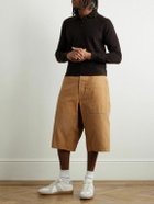 Maison Margiela - Virgin Wool Polo Shirt - Brown