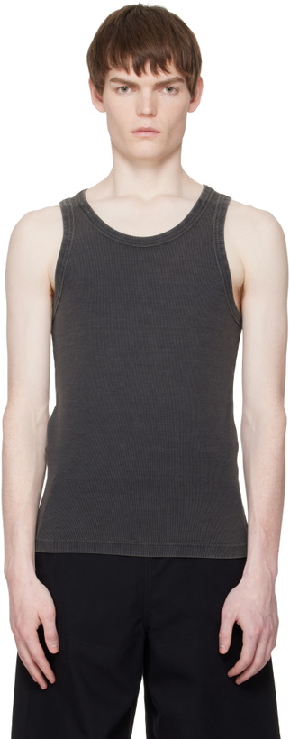 Photo: Entire Studios Black Rib Tank Top
