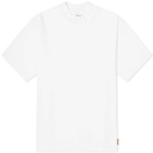 Acne Studios Men's Esco Pink Label Mock Neck T-Shirt in Optic White