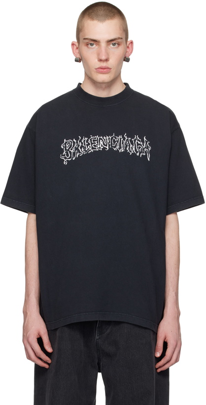 Photo: Balenciaga Black DIY Metal T-Shirt