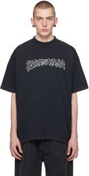 Balenciaga Black DIY Metal T-Shirt