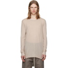 Rick Owens Taupe Tower Basic LS T-shirt