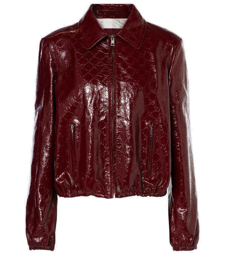 Photo: Gucci Leather bomber jacket