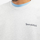 Sporty & Rich Men's Fitness 94 Sweatshirt in Heather Grey/Navy