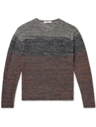 INIS MEÁIN - Mélange Linen Sweater - Gray