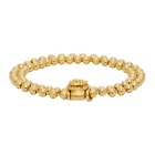 Emanuele Bicocchi SSENSE Exclusive Gold Double Beaded Bracelet