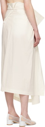 ISSEY MIYAKE Off-White Ample Maxi Skirt