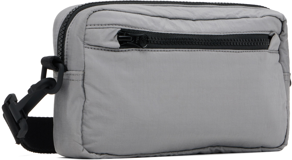 【関税込み】Stone グレー Nylon l ECONYL ポーチ Stone Island Gray Nylon Metal ECONYL Pouch Stone Island