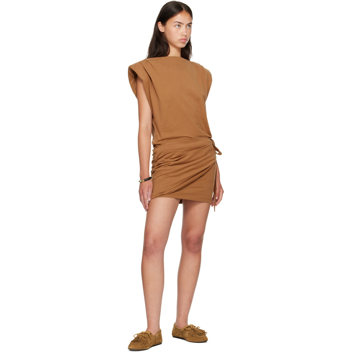 Isabel Marant Tan Marielle Minidress