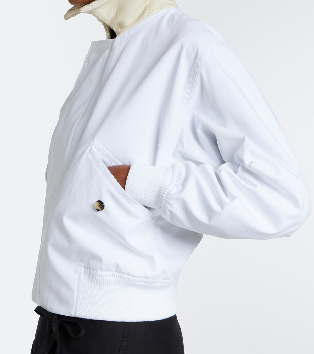Bottega Veneta Intrecciato cotton blouson jacket