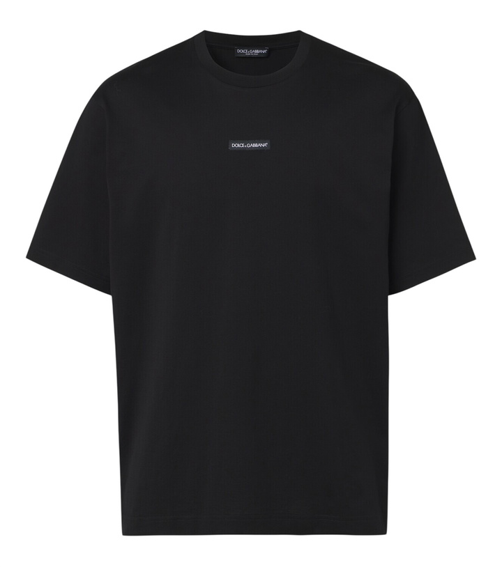 Photo: Dolce&Gabbana Logo cotton jersey T-shirt