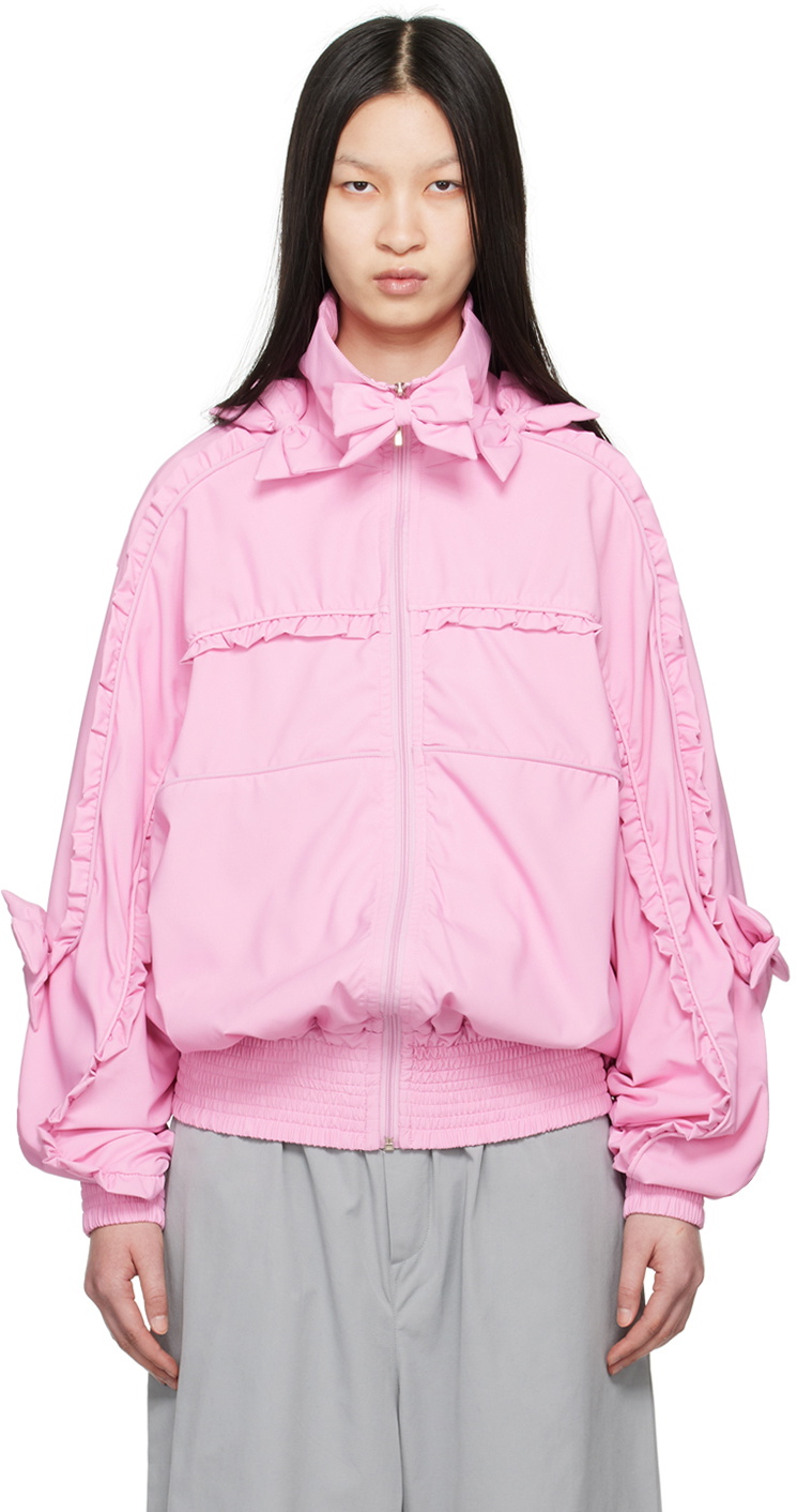ABRA Pink Doll Bomber Jacket