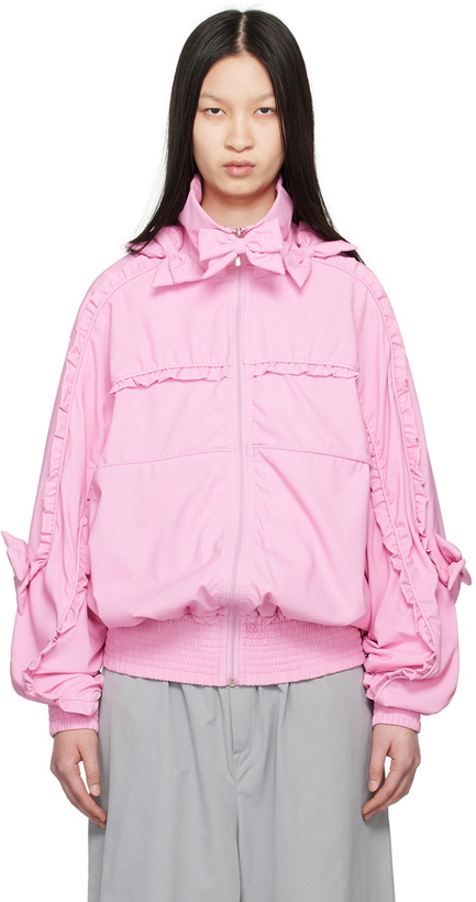 Photo: ABRA Pink Doll Bomber Jacket