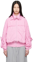 ABRA Pink Doll Bomber Jacket