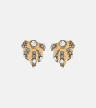 Balenciaga Bloom embellished earrings