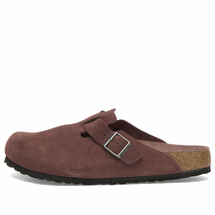 Photo: Birkenstock Men's Boston SFB Clog - Pepper Suede