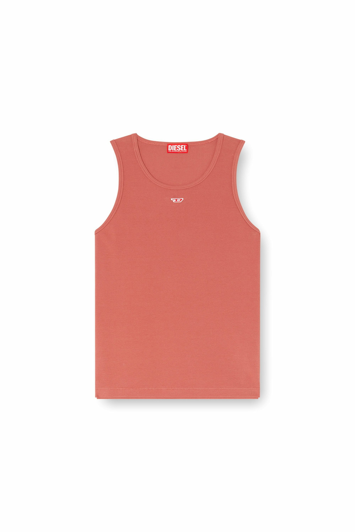 Diesel Tank top with mini D logo patch - T-Shirts Mens in