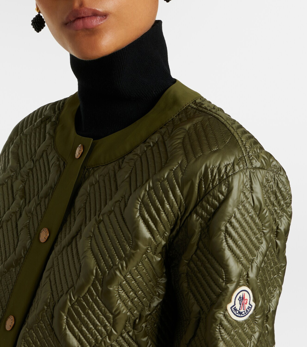 Moncler Libellule quilted down jacket