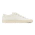 Common Projects Off-White Saffiano Contrast Achilles Low Sneakers