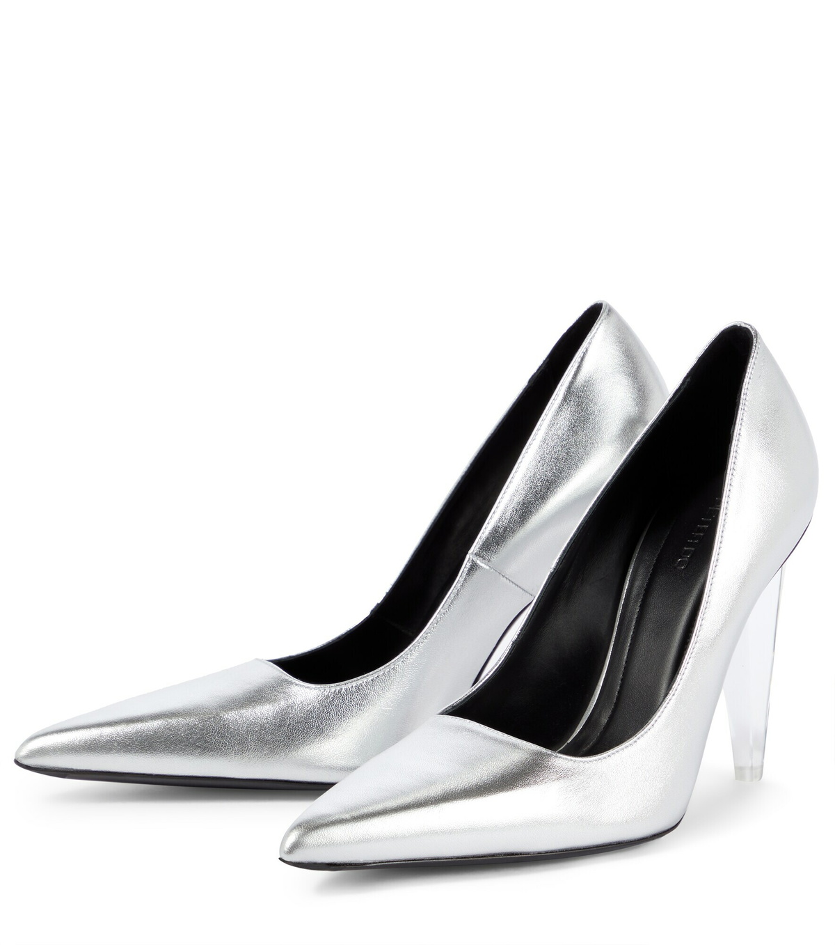 Peter Do - Ice metallic leather pumps