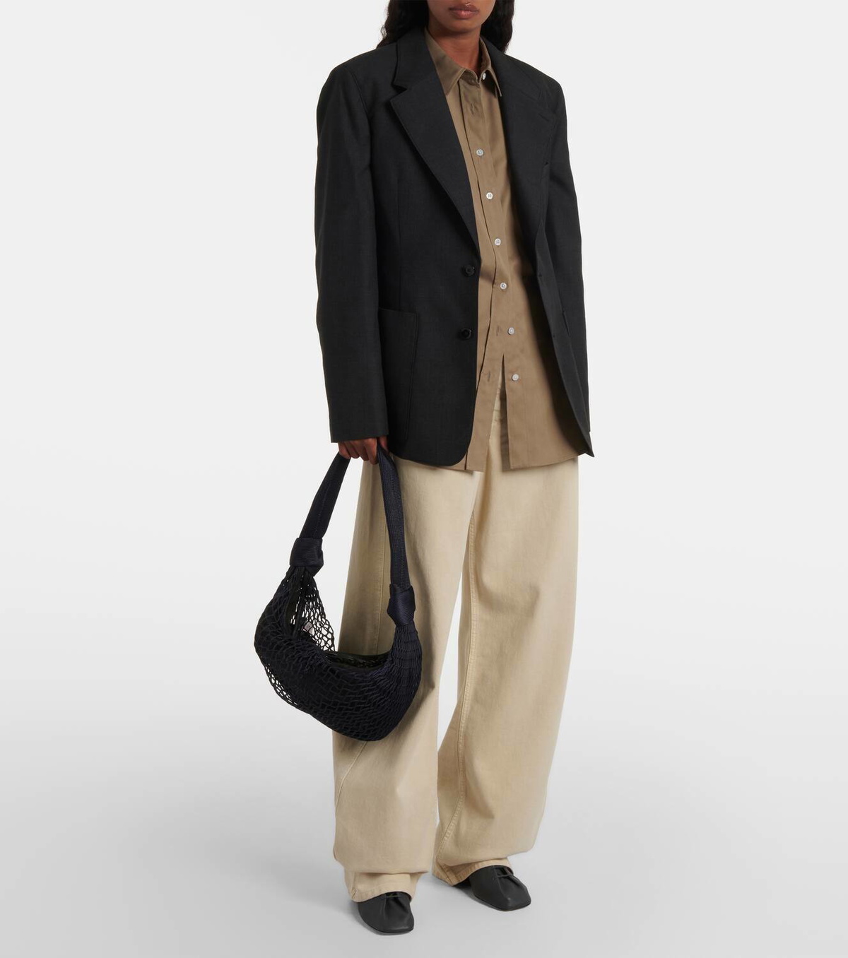 Lemaire x Filt Fortune Croissant mesh shoulder bag Lemaire