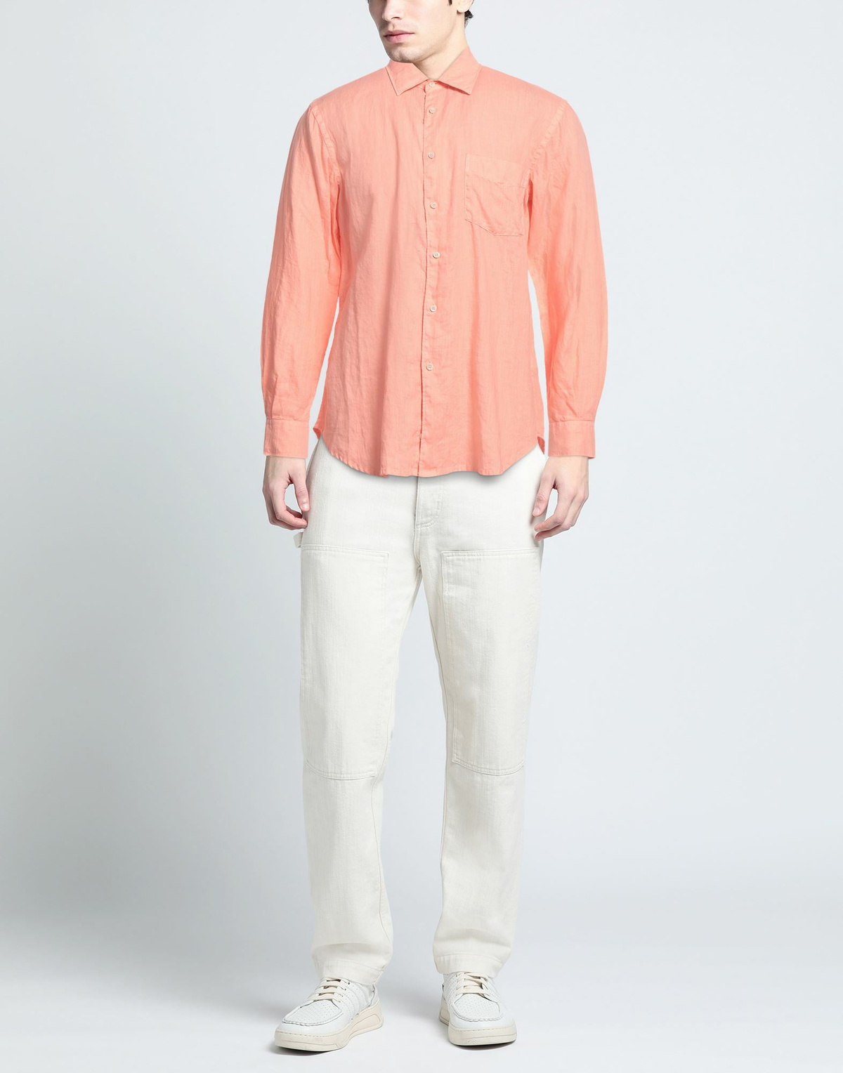 Aspesi Mens Shirt Coral
