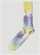 Stain Shade x Decka Socks - Tie Dye Socks in Yellow