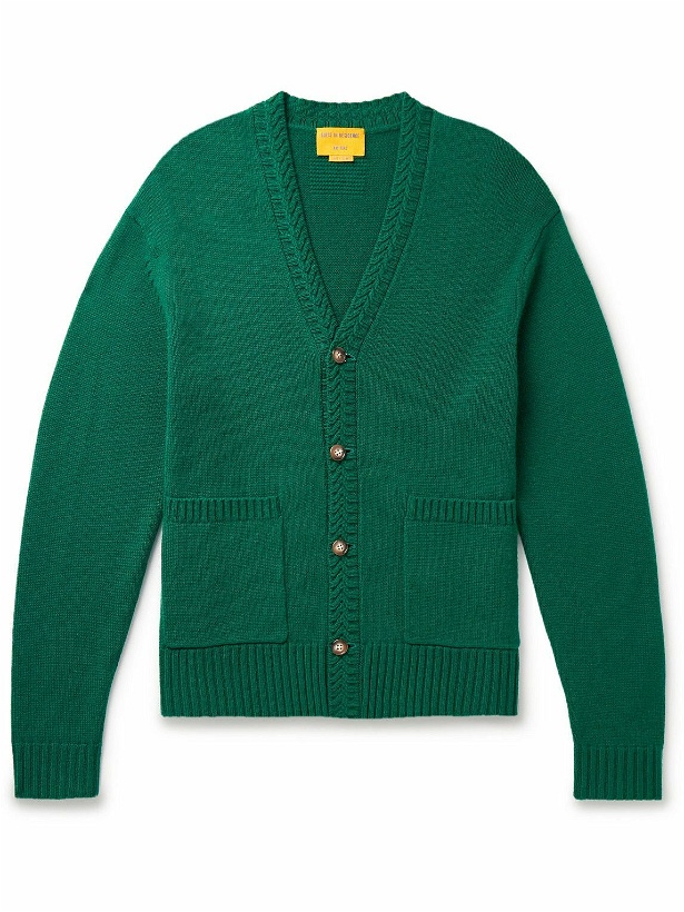 Photo: Guest In Residence - Cashmere Cardigan - Green