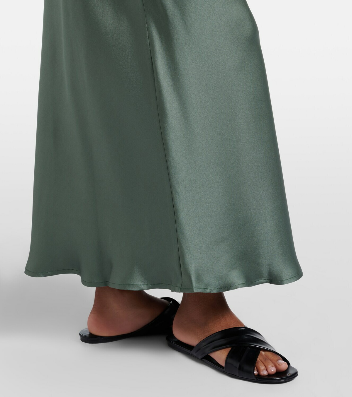Asceno Tallin silk maxi dress